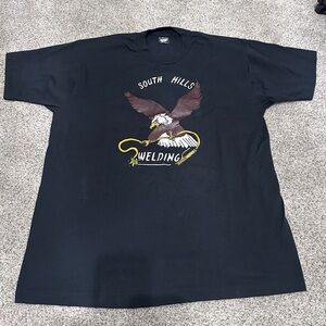 Vintage Single Stitch welding tee